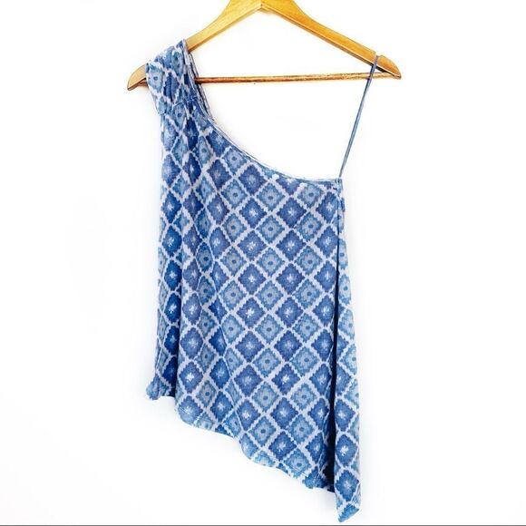 Free People We The Free One Shoulder Tank Top - Picture 1 of 7